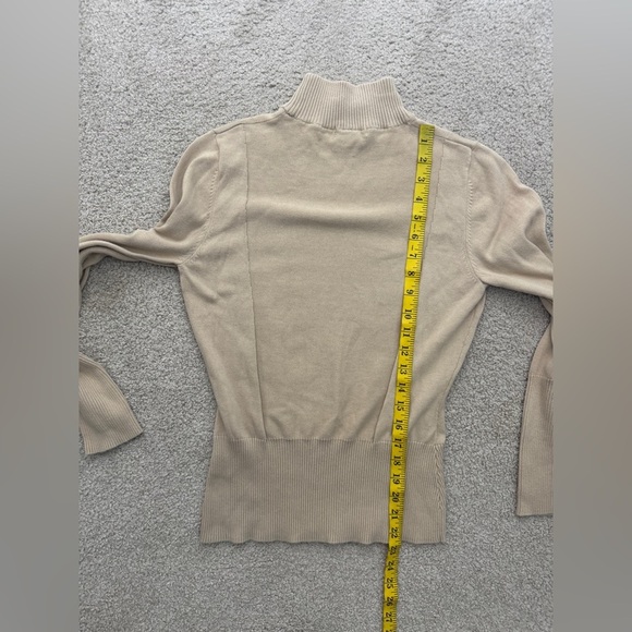 Westbound Light Tan Ribbed Sweater - Picture 5 of 5